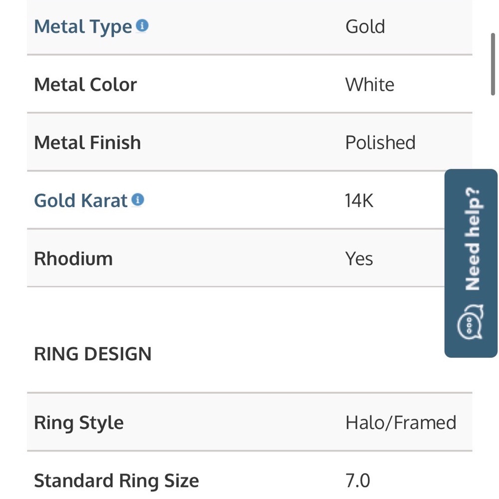 1/2 CT TW Pear-Shaped Diamond Double Frame Engagement Ring in 14K White Gold - Picture 10 of 11